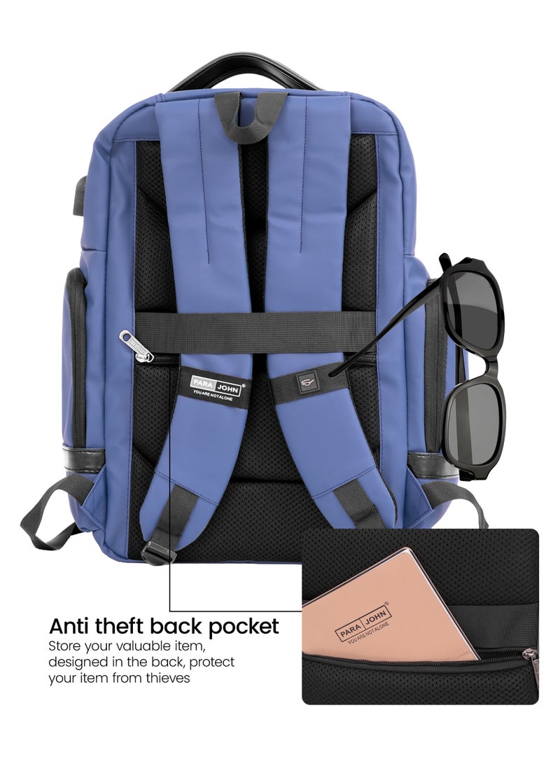 Parajohn Wayfarer PU Backpack 18 Inch | Stylish Large Capacity Backpack for Travel & Daily Use - Image 5
